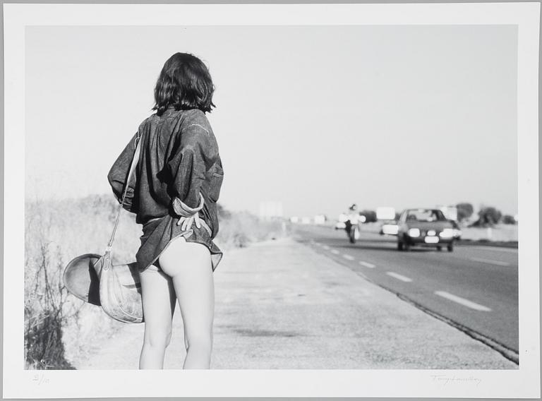 Tony Landberg, "Vägflicka, Italien", 1972.