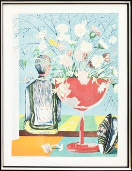 HALMSTADGRUPPEN, 6 färglitografier, signerade och numrerade 165/350.