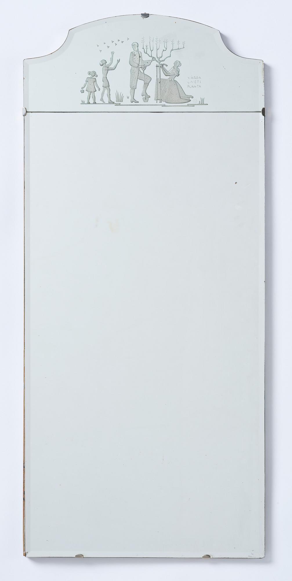 Ulla Fogelklou-Skogh, spegel, 1930-tal.