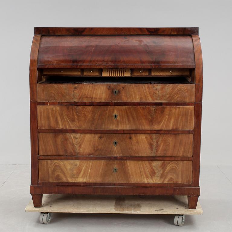 RULLKLAFFSEKRETÄR, empire, Danmark, 1800-talets första hälft.