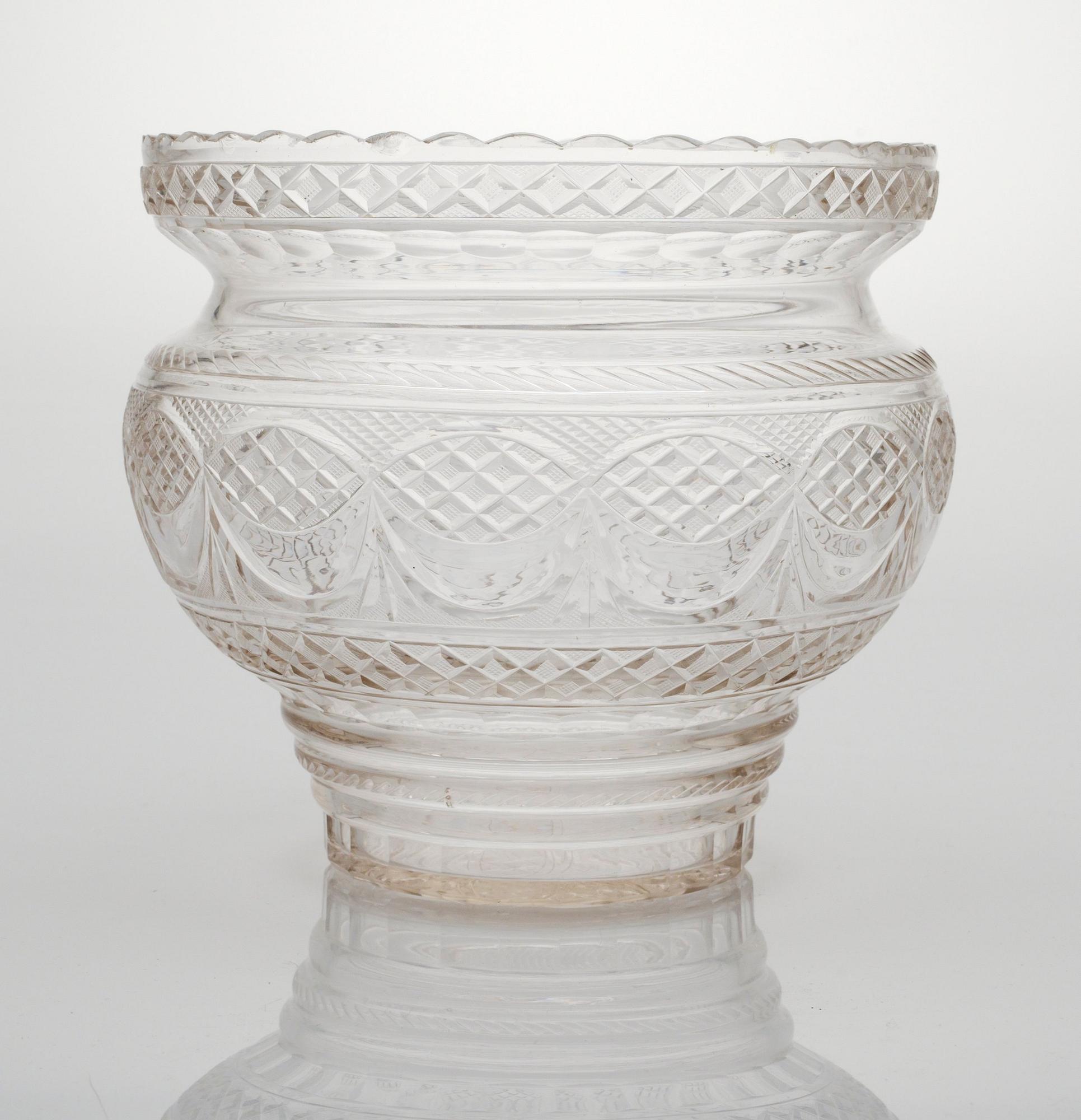 SKÅL, glas, 1800-tal.
