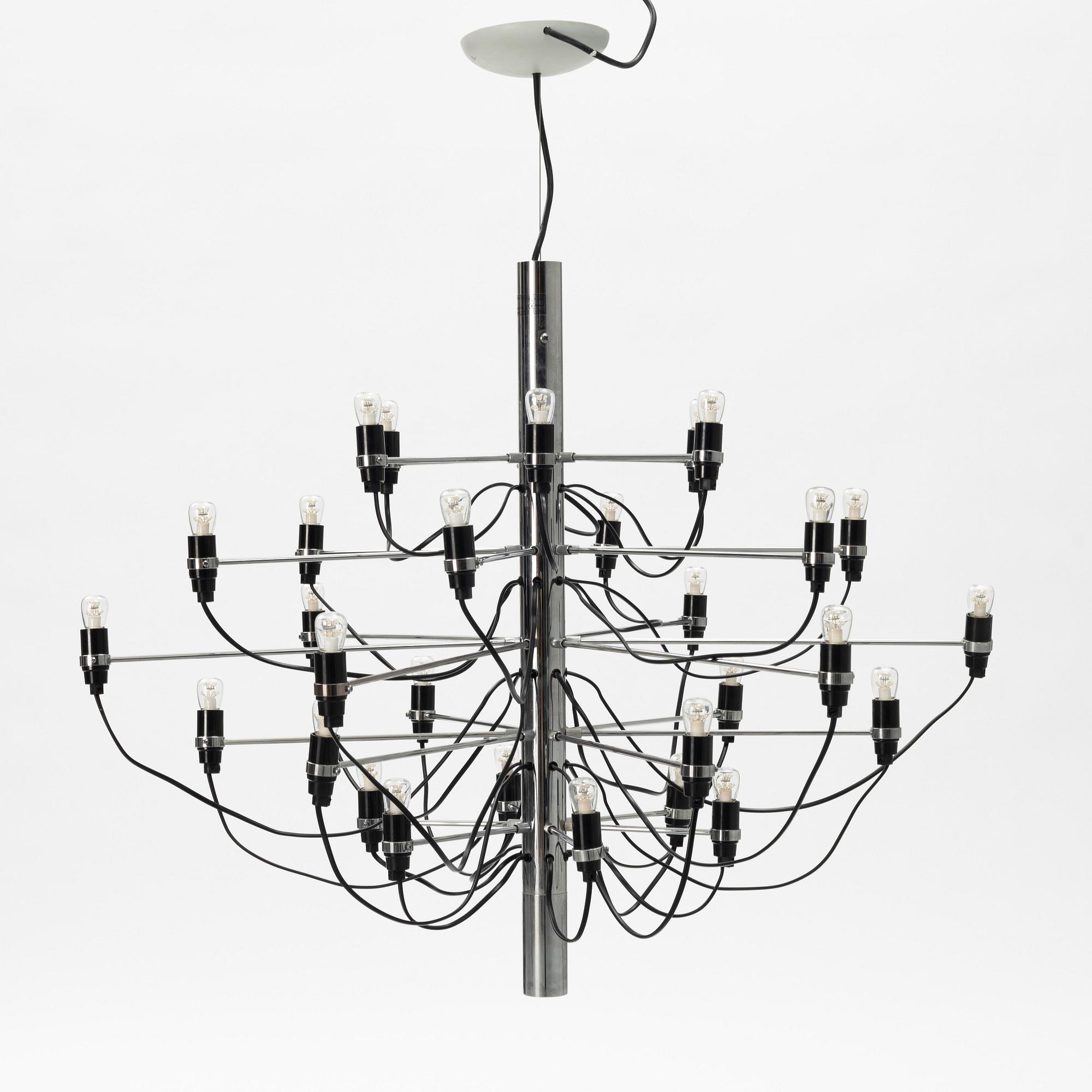 Gino Sarfatti, takkrona, modell 2097/30, Flos, Italien.