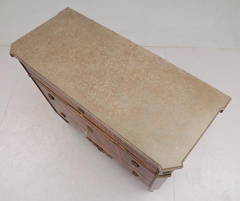 BYRÅ, gustaviansk stil, 1800-/1900-tal.