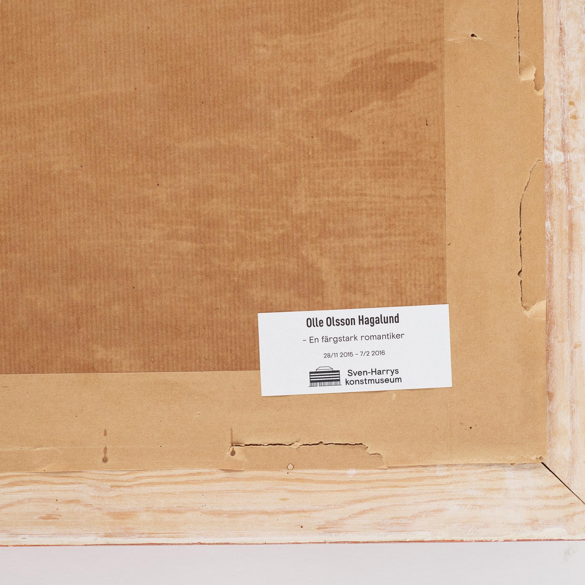 Olle Olsson-Hagalund, "Dekorationsskiss till Rose-Marie, Oscarsteatern".