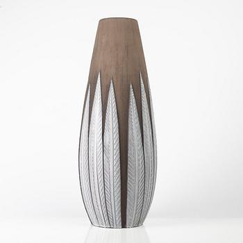 Anna-Lisa Thomson, golvvas, lergods, "Paprika", Upsala-Ekeby.