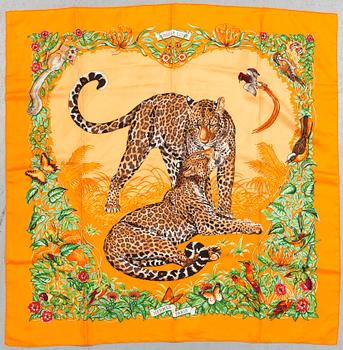 HERMÉS, scarf, "Jungle love".