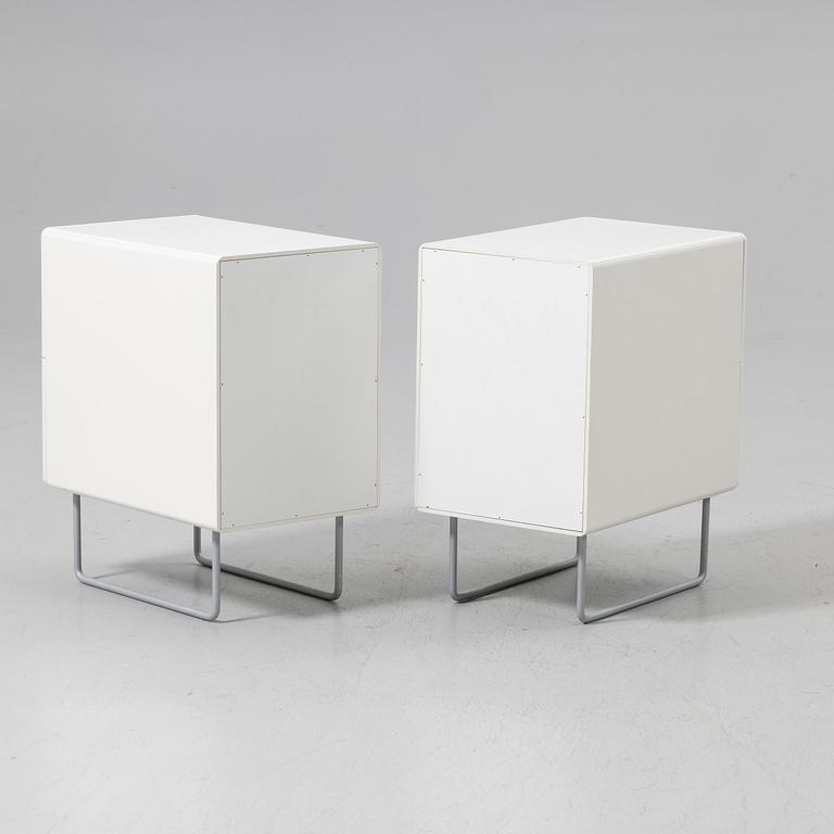 Jonas Lindvall, Bedside tables, a pair, De Nord, 2000s.