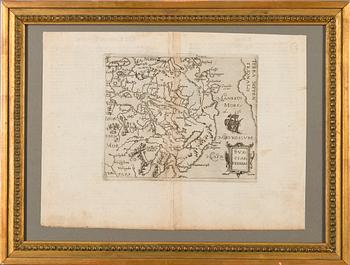 A MAP, "Sveciae Regnum", Giovanni Botero, ca 1596/97.