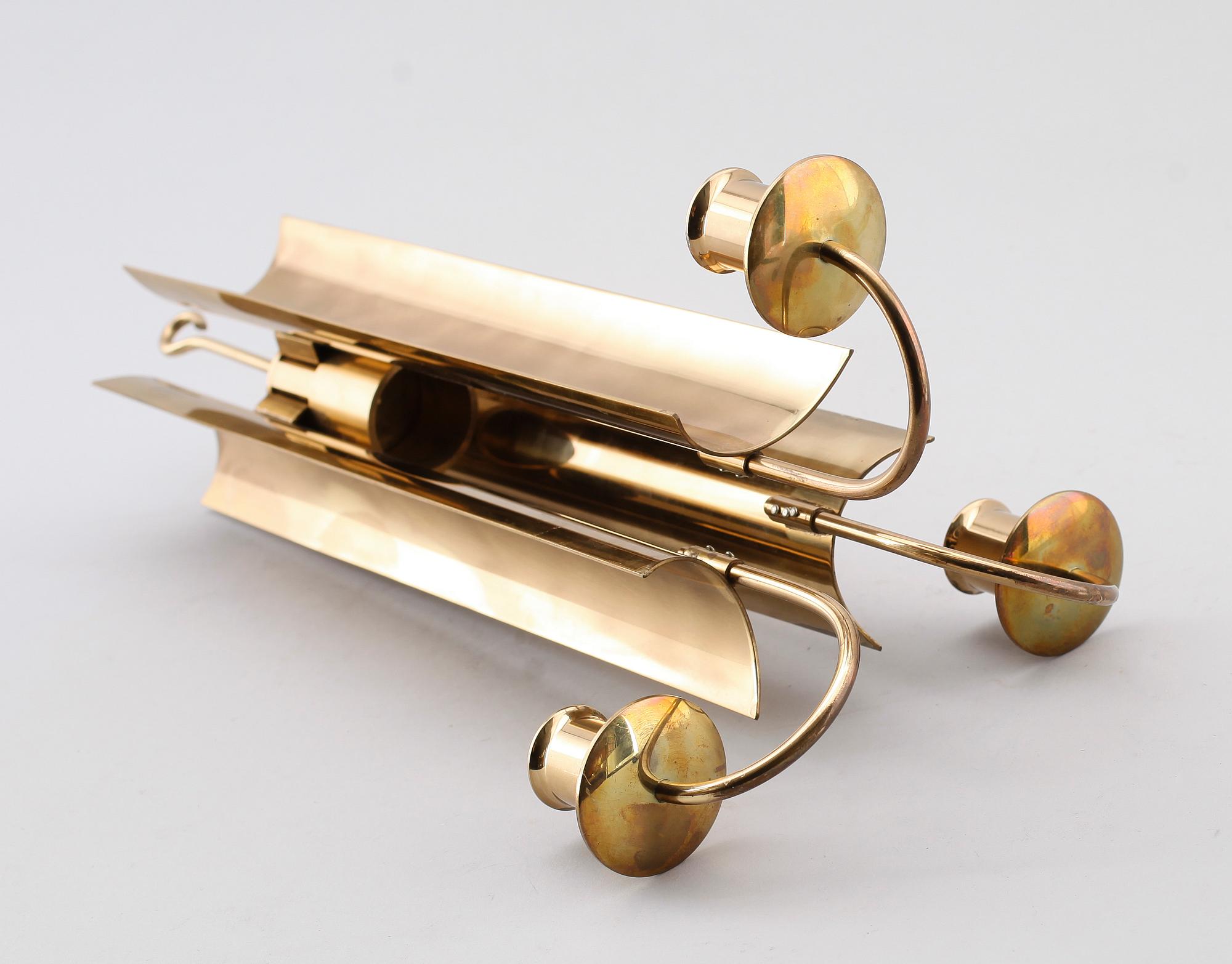 TAKAMPEL, mässing, Pierre Forsell, Skultuna.