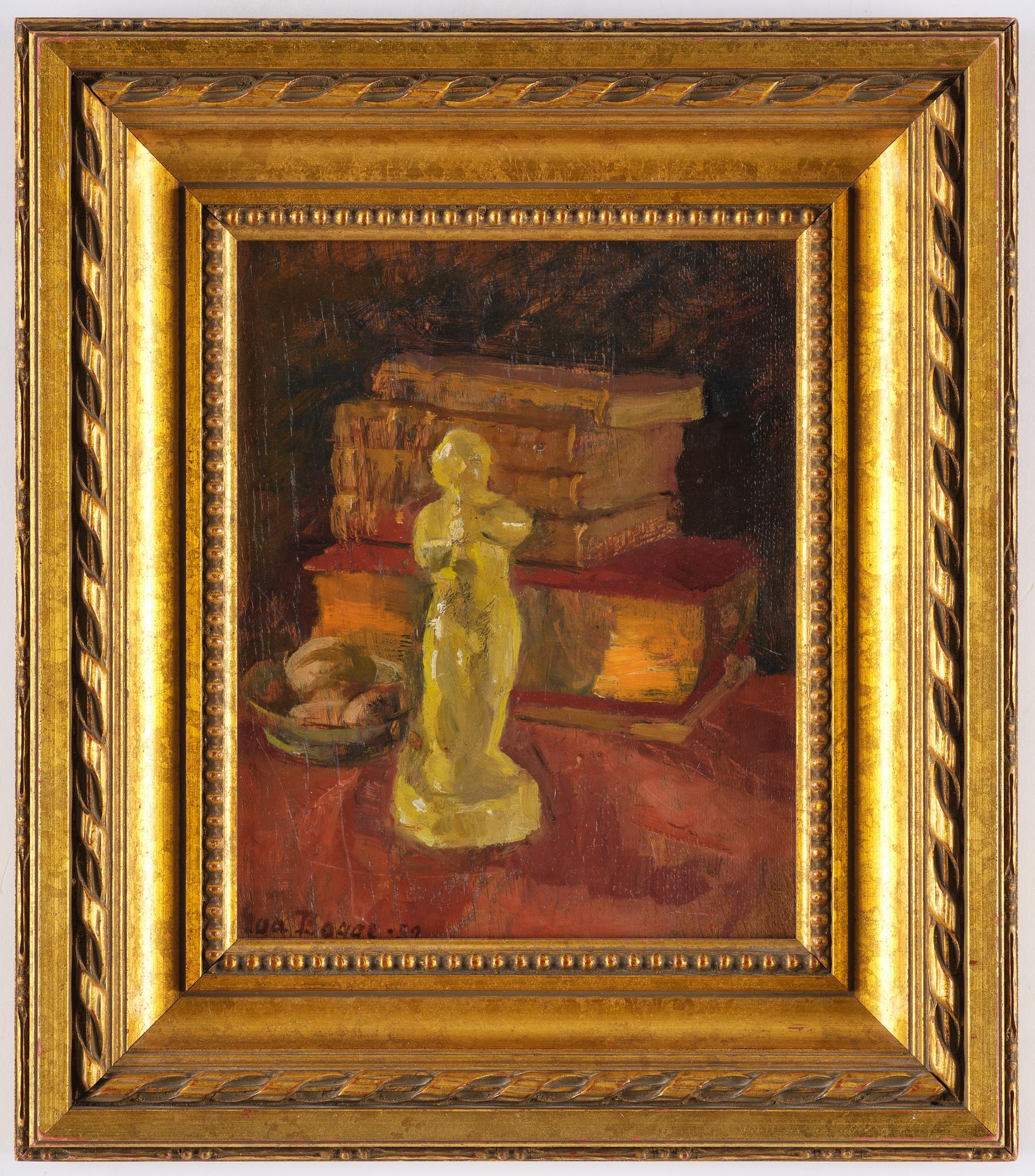 Eva Bagge, Still Life with Books.