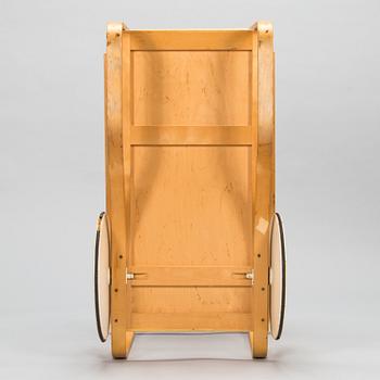 Alvar Aalto, a 1960s '901' tea trolley for Oy Huonekalu- ja Rakennustyötehdas Ab, Finland.