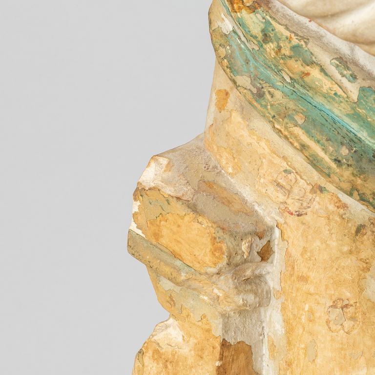 Skulptur, gjutmassa/gips, 1900-tal.