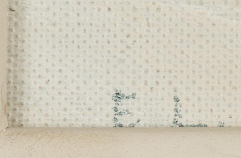 Evert Lundquist, oil on canvas, signed E.L.