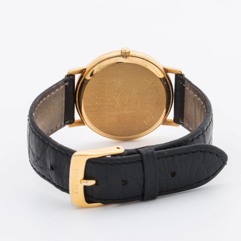 A Tissot 1853 18K gold wristwatch, 33 mm 2002.