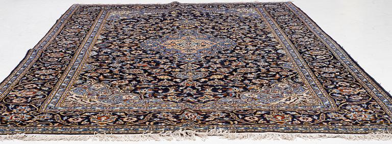 Keshan rug, approx. 370 x 255 cm.