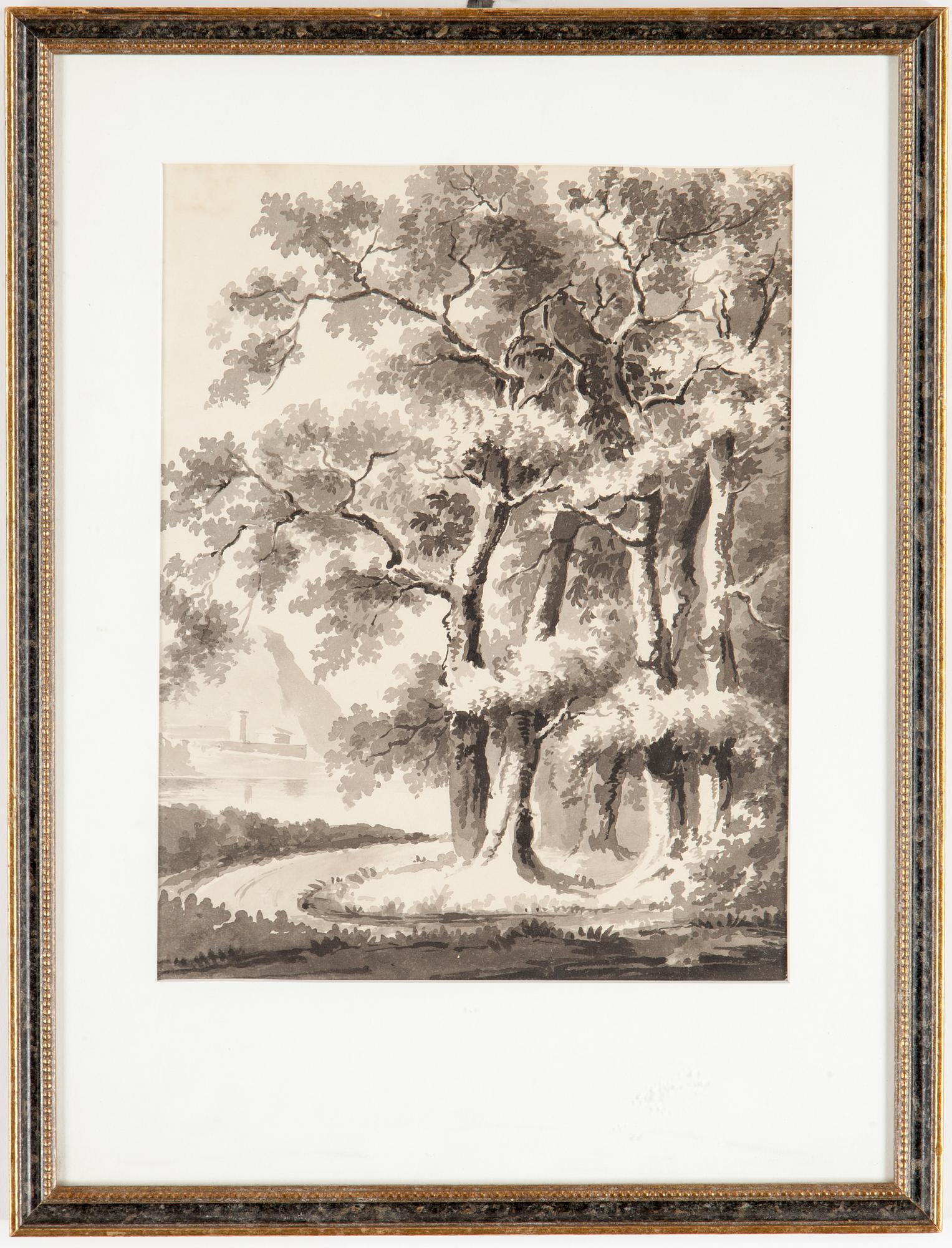 FREDRIK AUGUST LIDSTRÖMER, Ink wash.