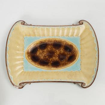 Sparrisfat, majolika, Gustavsberg, sent 1800-tal.