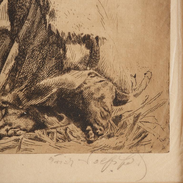 Erich Wolfsfeld, Abrahams offer.