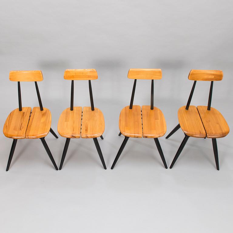 ILMARI TAPIOVAARA, a 1960's 7-piece 'Pirkka' dining set for Laukaan Puu.