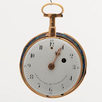 POCKET WATCH, Chevaler et Compagnie, turn of the century 1800, 52 mm.