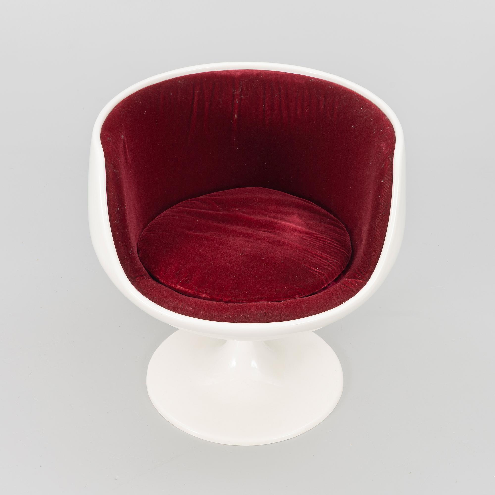 Eero Aarnio, fåtöljer, 4 st "Cognac", Artekno för Asko Oy, Finland, 1960/70-tal.