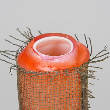 Markku Salo,  a glass sculpture, signed Markku Salo Nuutajärvi Notsjö 1991.