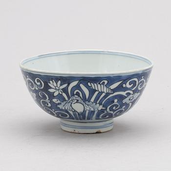 SKÅL, porslin, Kina, Qingdynastin, 1600-tal.