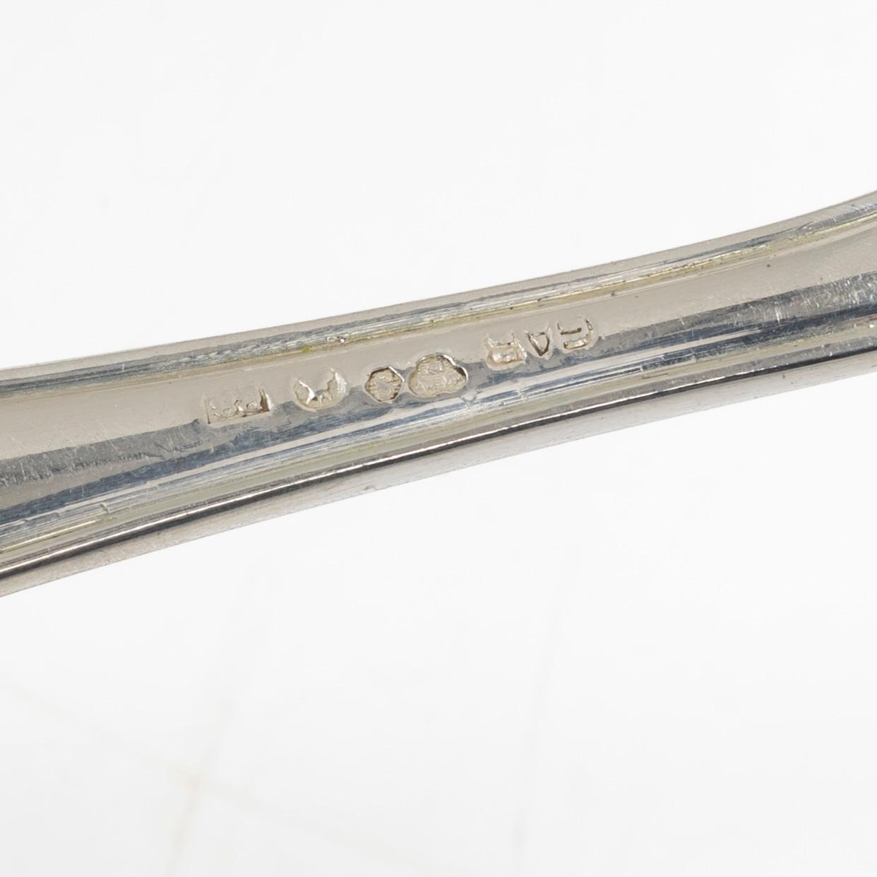 A 12 piece silver cutlery service, GAB, Stockholm 1948.
