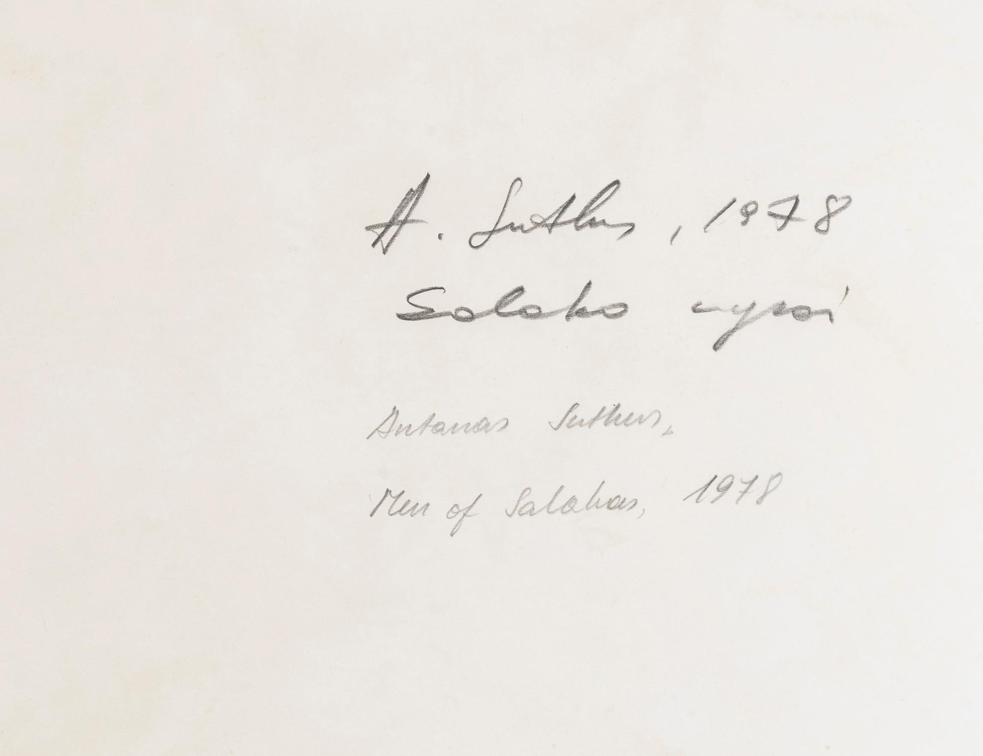 Antanas Sutkus, "Man of Salakas", 1978.