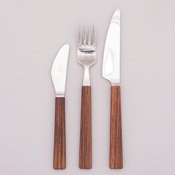 BERTEL GARDBERG, A 25-piece set of 'Triennale' cutlery, manufactured by Fiskars. Designed in 1956-57.