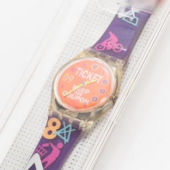 Swatch, Coupon, wristwatch, 25 mm.