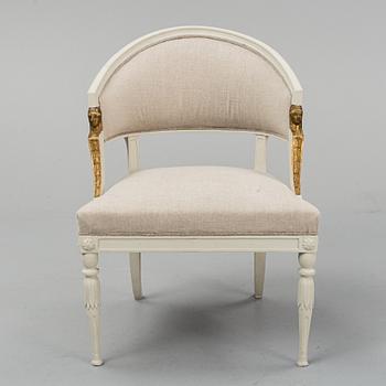 A Swedish late gustavian armchair by Ephraim Ståhl.