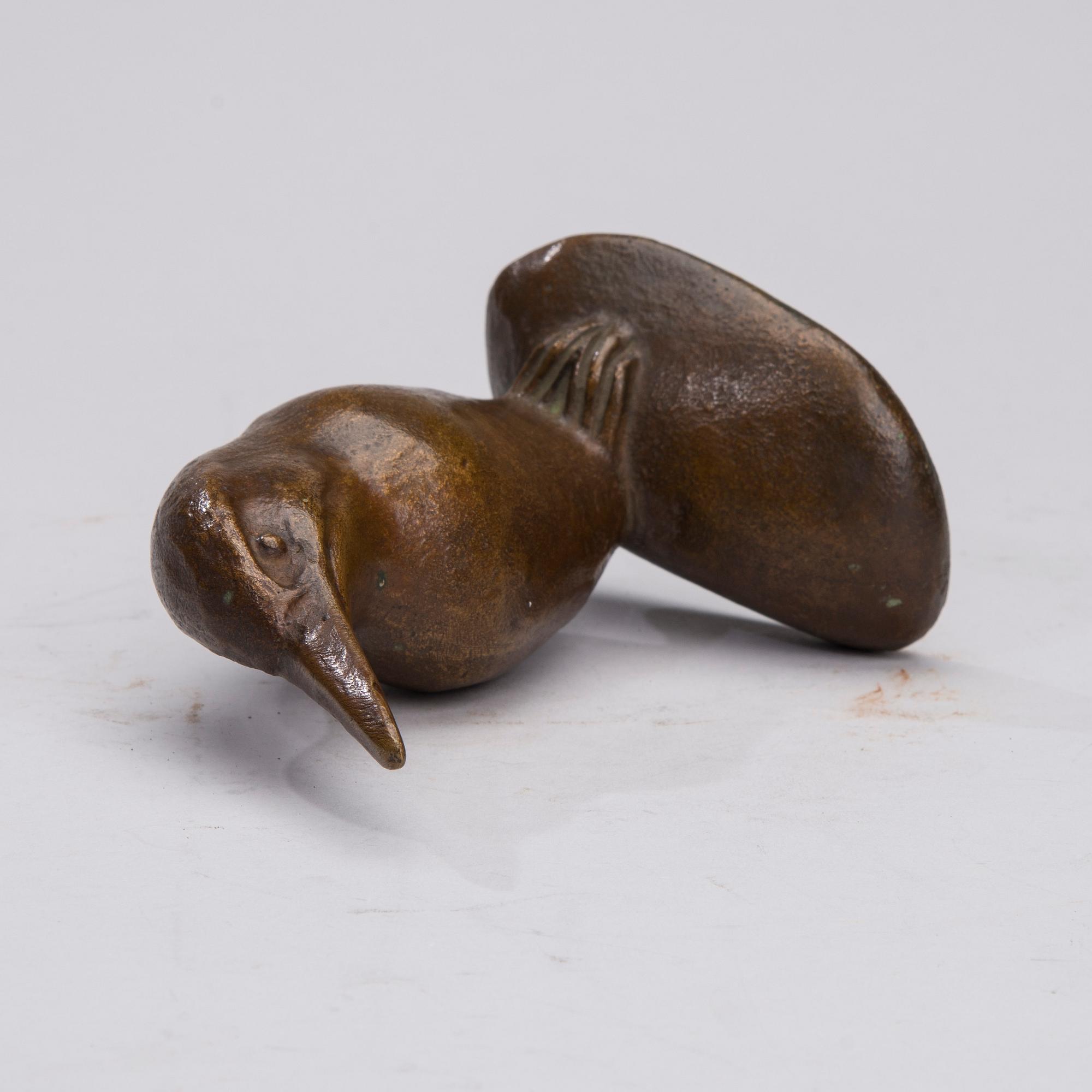 ULF TIKKANEN, skulptur, brons, signerad.