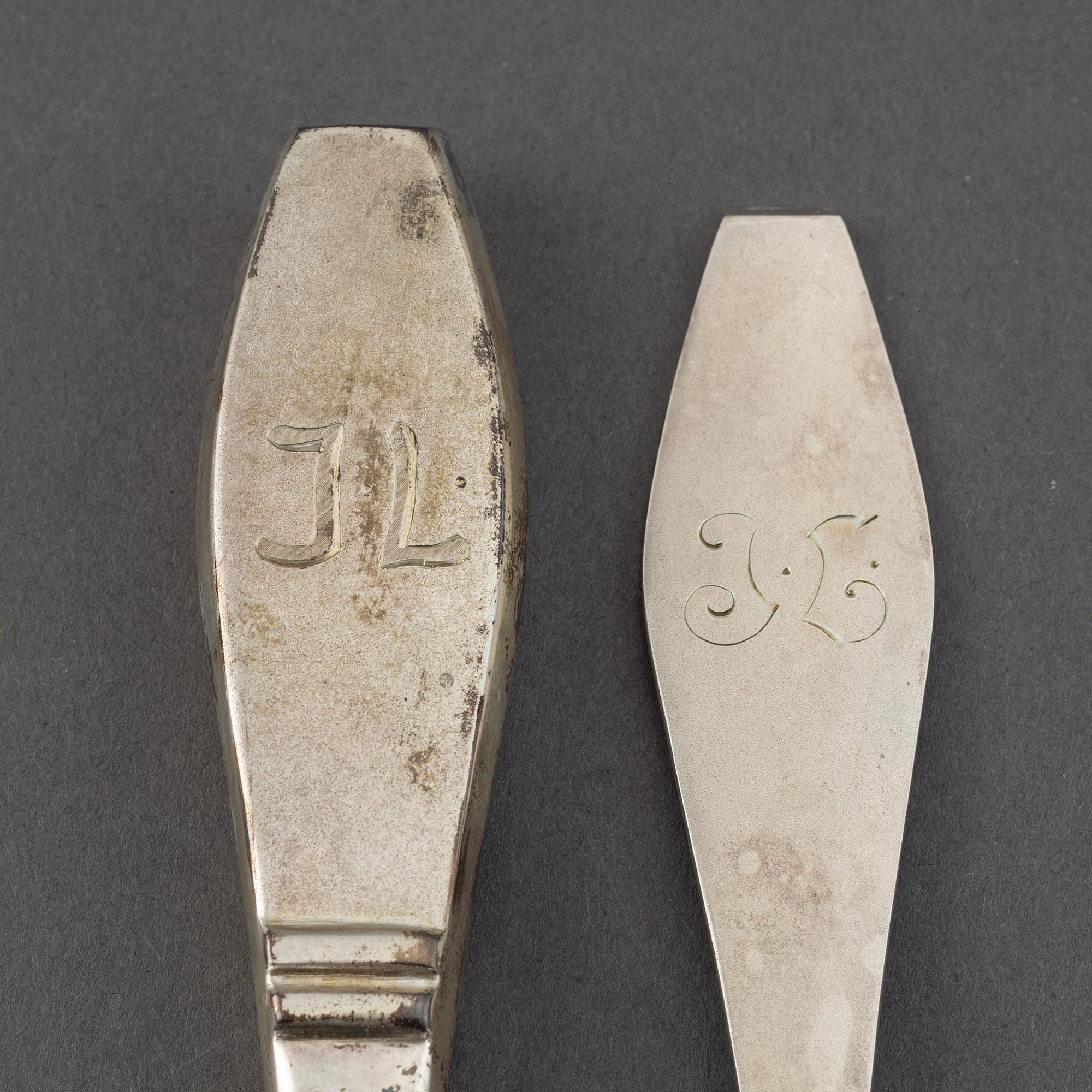 J Appelgren, bestickservis, 48 delar, silver, Vasa, Finland 1923-24.