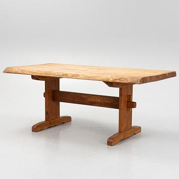 An oak table, first half of the 20th century.