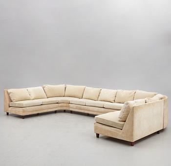 Modular sofa, 5 pieces, second half of the 20th Century.