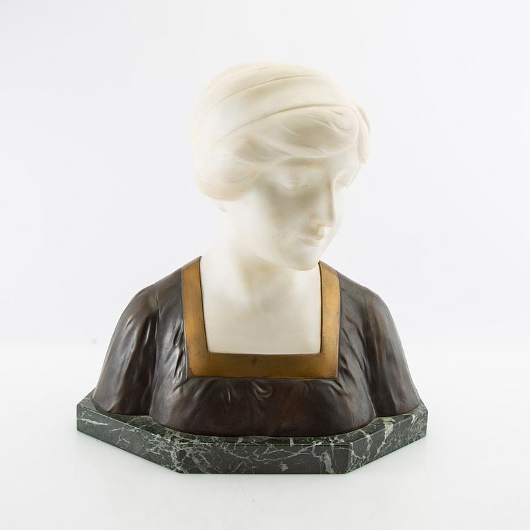Richard Pauli, Sculpture Bust of a Young Woman.