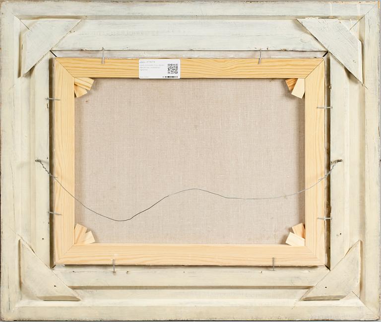 CARL EDVARD TULLBERG, olja på duk, signerad.