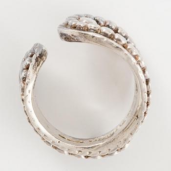 Rosa Taikon, a ring, sterling silver, Stockholm 1994.