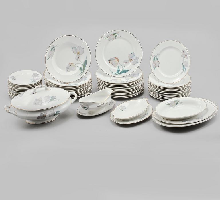 SERVIS, 54 delar, porslin, Gustavsberg, 1900-talets början.
