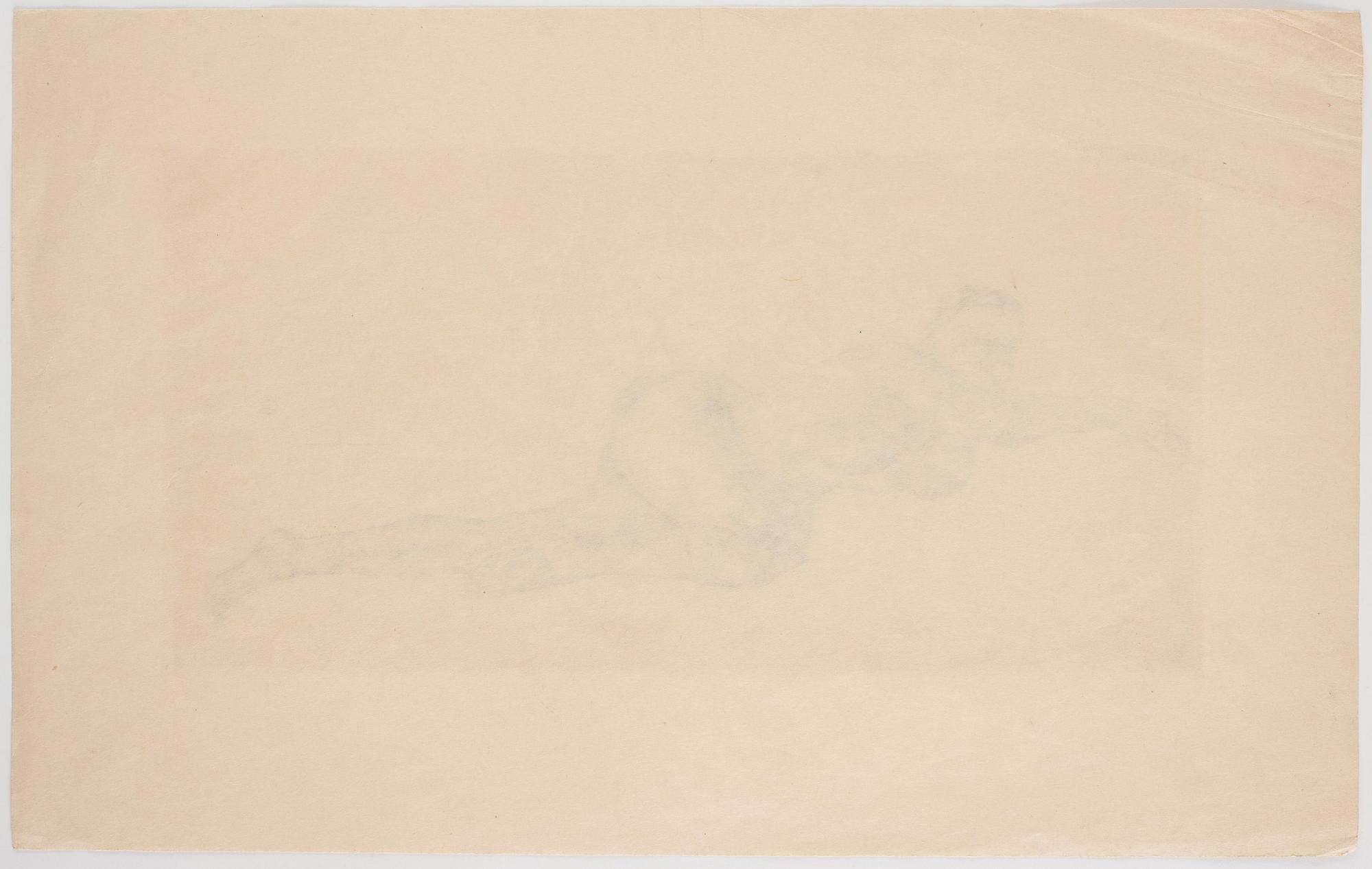 Lotte Laserstein, Nude resting.