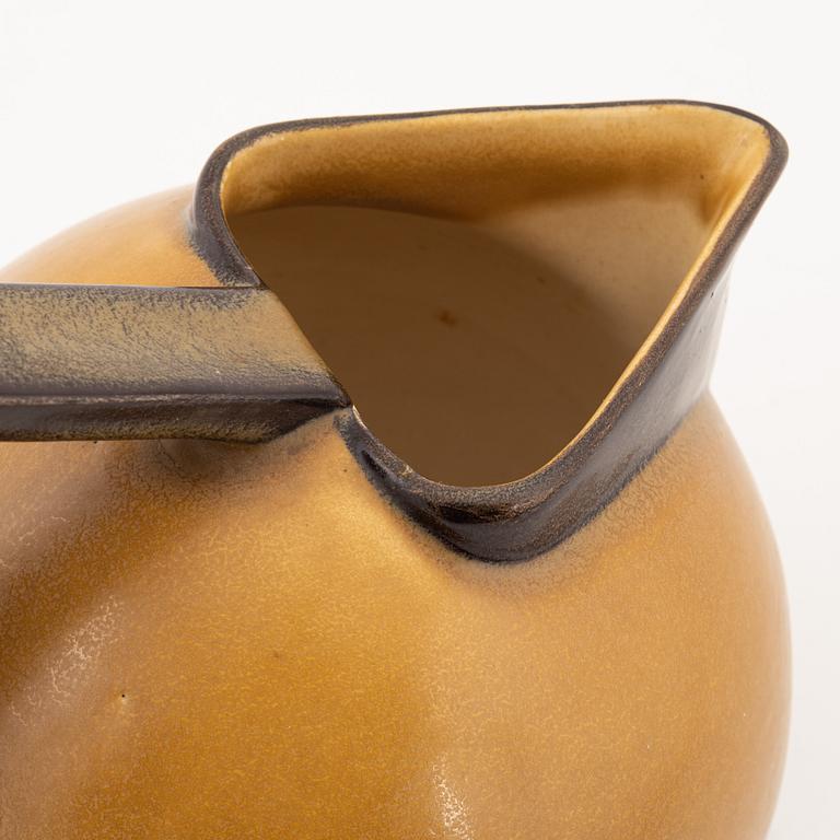 Ewald Dahlskog, a 'model D95' ceramic pitcher, Bo Fajans, Sweden 1935-48.