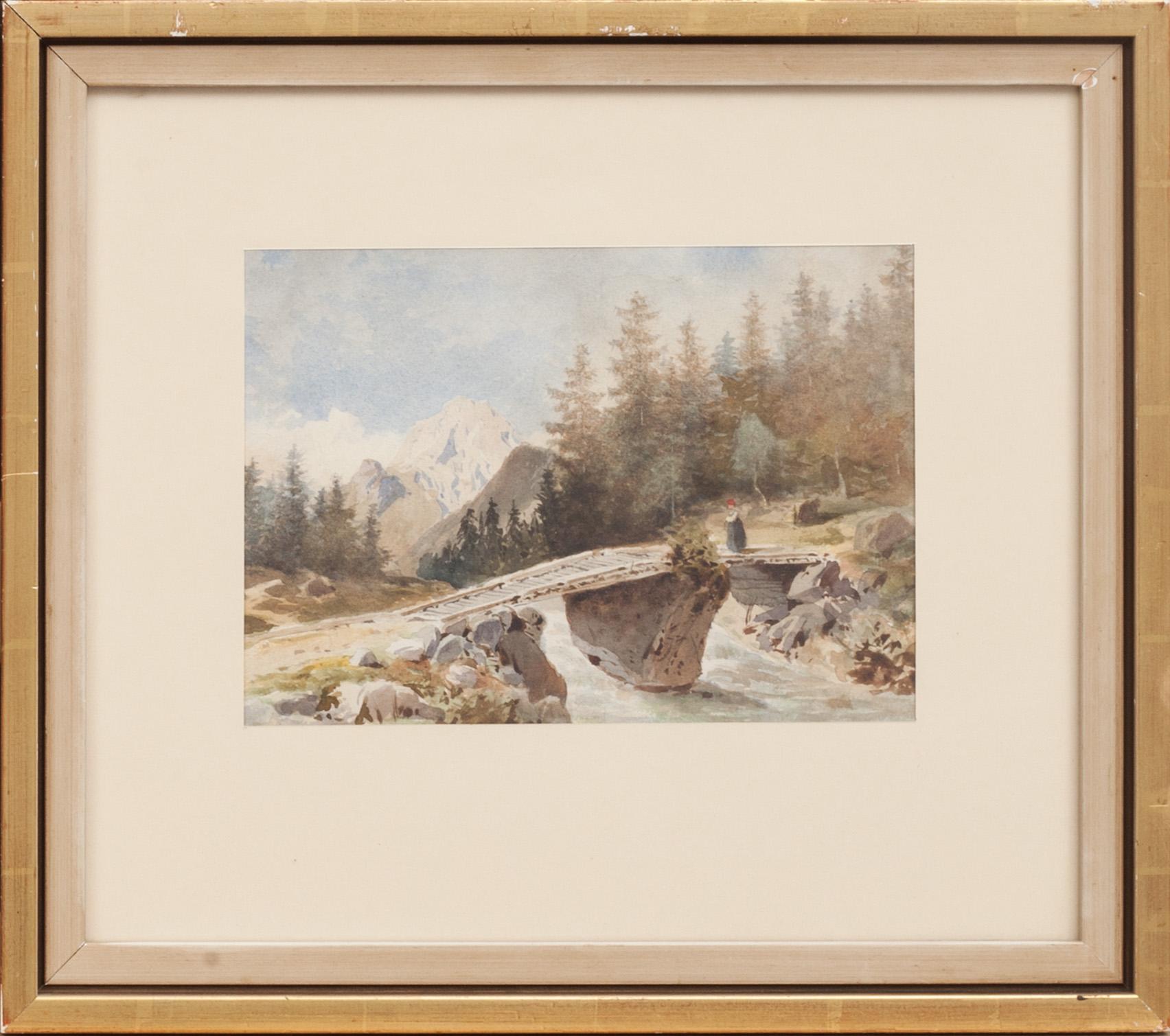 CARL FERDINAND HERNLUND, akvarell, ej signerad.