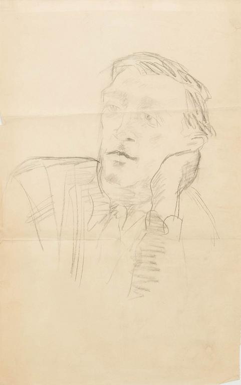 Arne Jones, porträtt, 2 st.