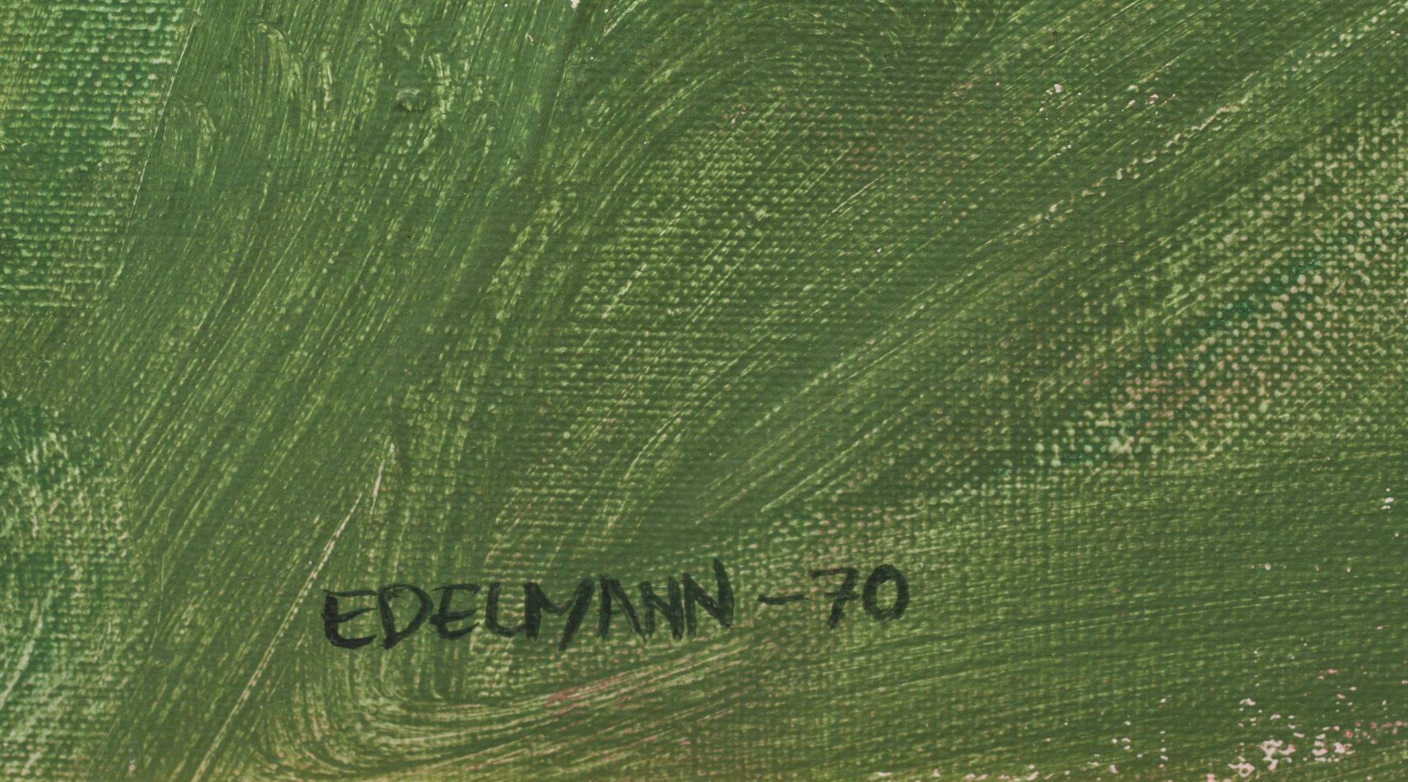 YRJÖ EDELMANN, olja på duk, sign och daterad 70.