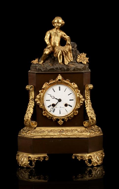 BORDSPENDYL, senempire, Marc à Paris, Frankrike 1800-talets mitt.