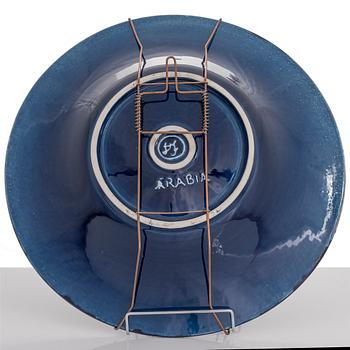DORRIT VON FIEANDT, a decorative plate, 'Libra', from Horoscope series, signed DF Arabia. 1993-1997.