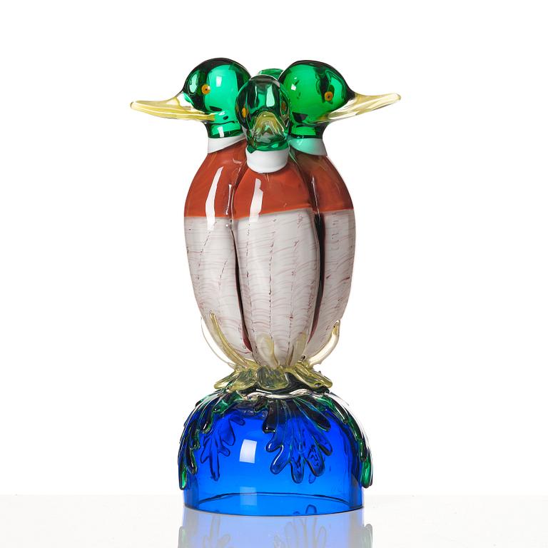 Ernst Billgren, "Väktare", skulptur, Berengo Studio, Murano 2000, ed. 2/6.