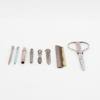 Utensilier, silver, 8 delar.