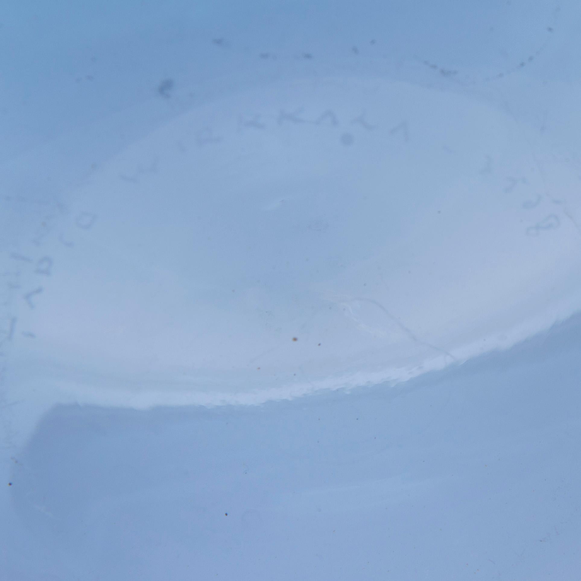 VASER, 2 st, glas,  3538 och 3299, Tapio Wirkkala, Iittala, signerade.